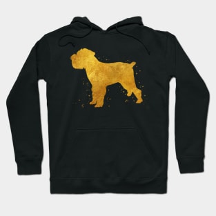 Brussels griffon dog golden art Hoodie